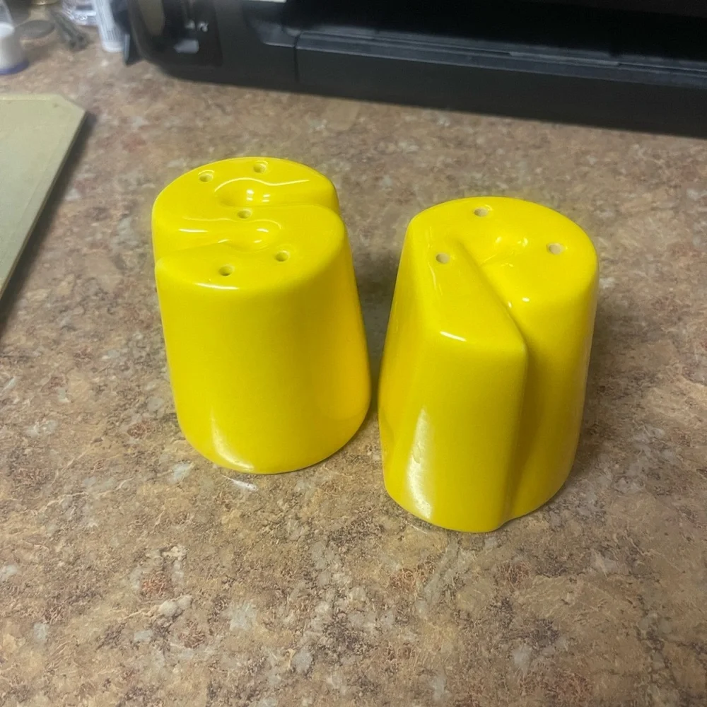 Mid Century Modern Salt & Pepper Shakers